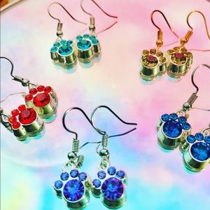 Paw earrings